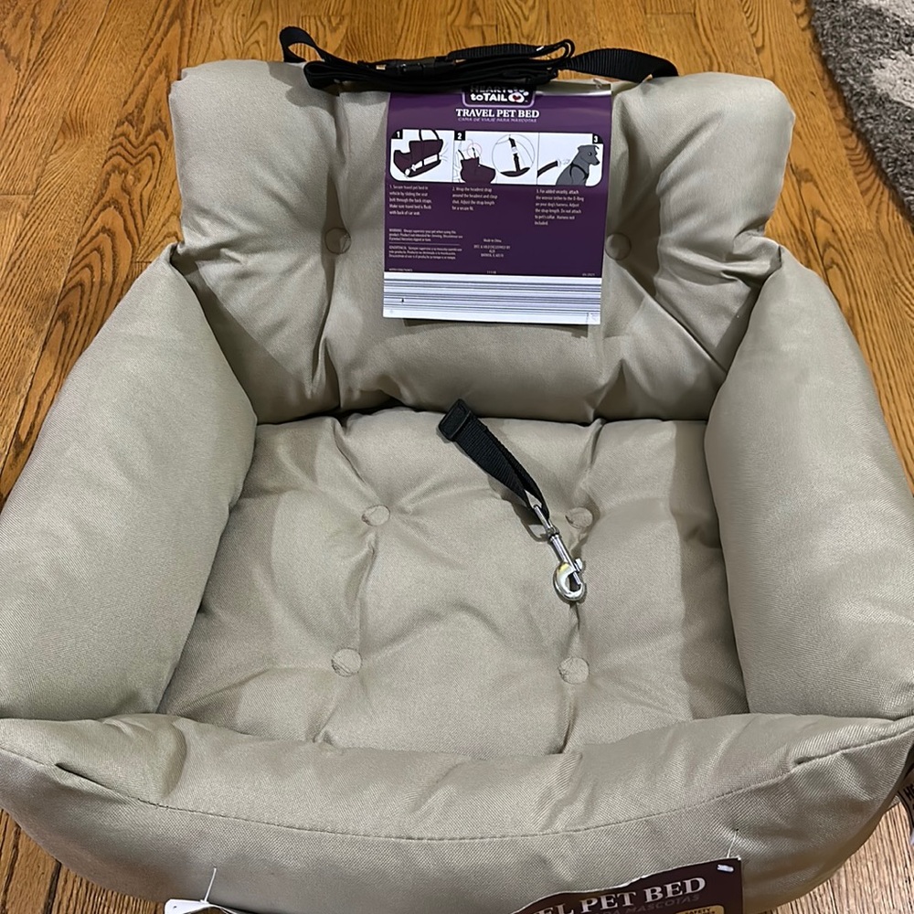 Pet travel bed